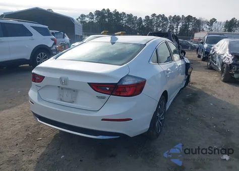 2019 Honda Insight Touring from USA, damaged, VIN 19XZE4F9XKE018683